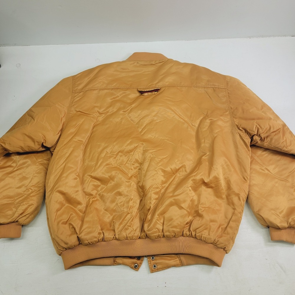 Vintage Fubu 90s Dirty South 05 City Series Gold Quilt Lined Bomber Jacket Rare! - Picture 10 of 16